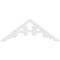 Ekena Millwork Pitch Vienna Architectural Grade PVC Gable Pediment, 36"W x 13 1/2"H x 1"P (9/12) GPP036X014X100VIE - alternate 2